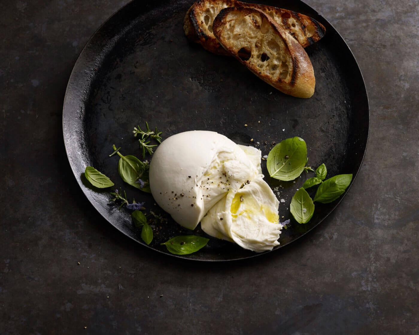 Fresh-Stretched Mozzarella from Metropolitan Market